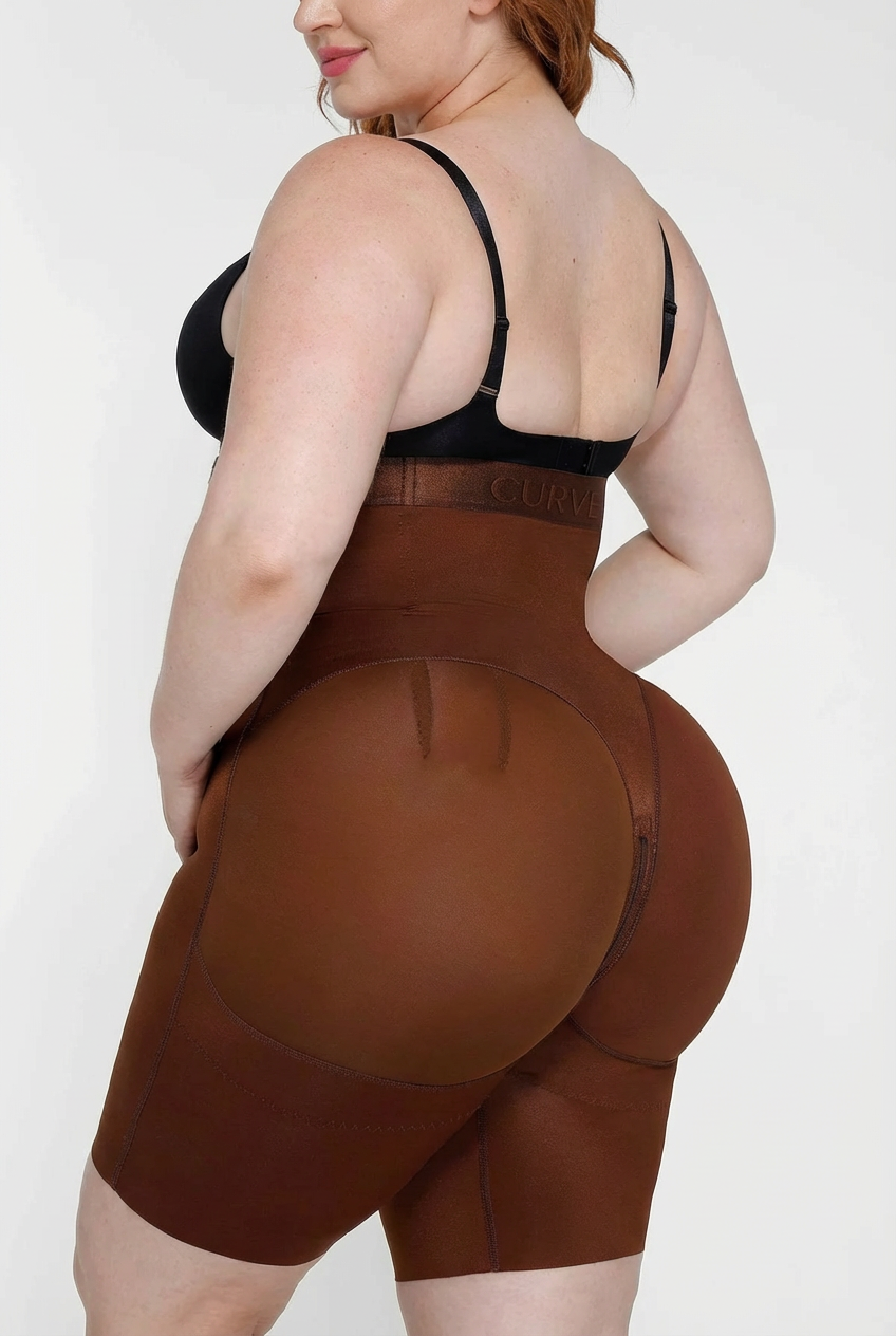 CurveShapeApparel® Airslim™ Butt Lifting High Waist Shaping Shorts