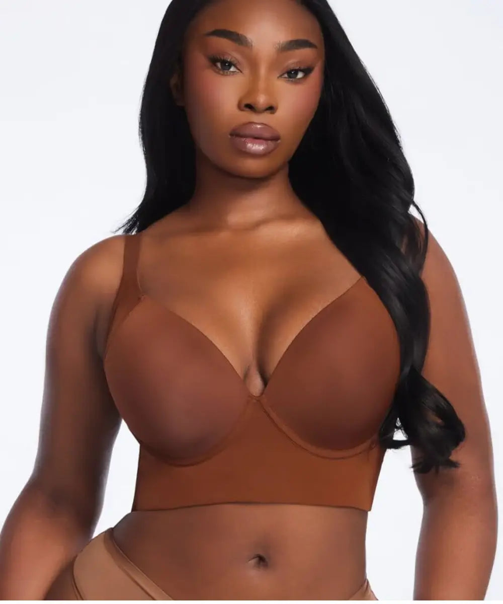 CurveShapeApparel® Back Rolls Smoothing Bra