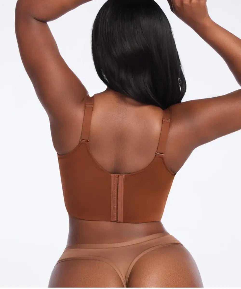 CurveShapeApparel® Back Rolls Smoothing Bra