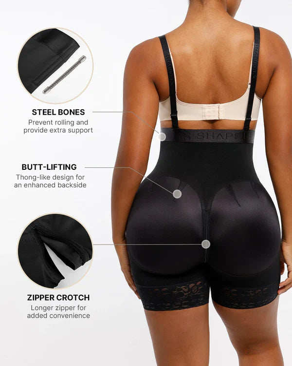 CurveShapeApparel® AirSlim™ Tummy Control Bodysuit with Built-In Butt Lifter
