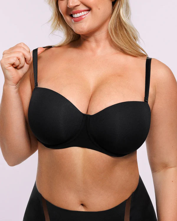 CurveShapeApparel® AirSlim® Strapless Push Up Bra