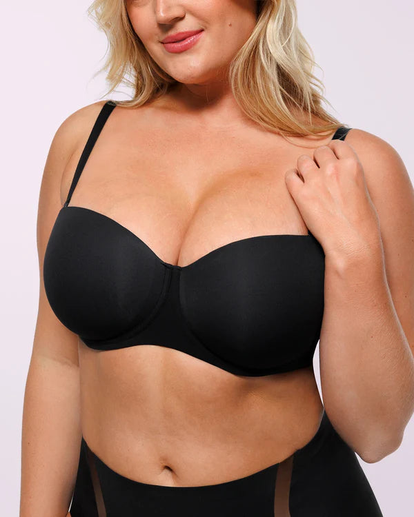 CurveShapeApparel® AirSlim® Strapless Push Up Bra