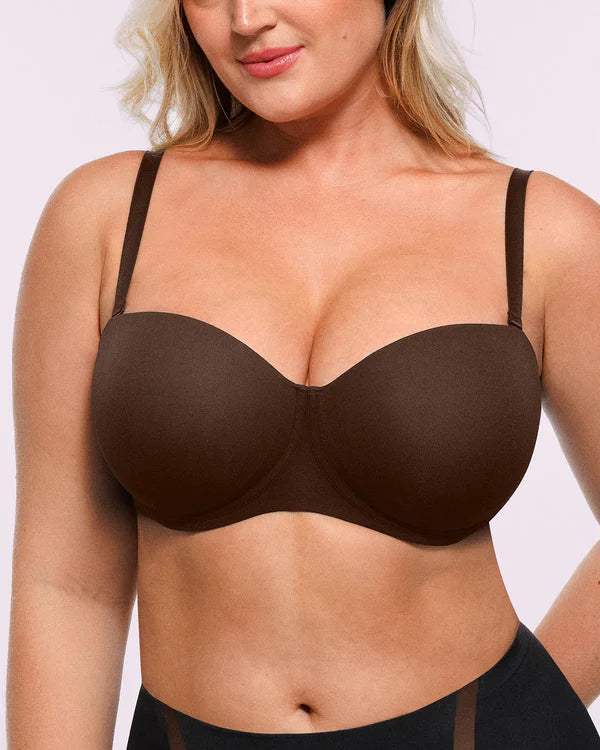 CurveShapeApparel® AirSlim® Strapless Push Up Bra