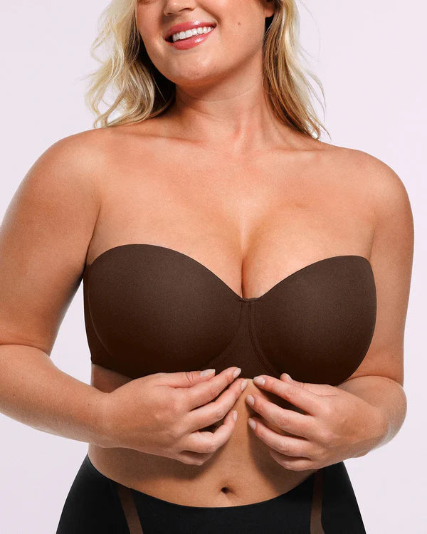 CurveShapeApparel® AirSlim® Strapless Push Up Bra