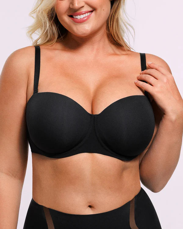 CurveShapeApparel® AirSlim® Strapless Push Up Bra