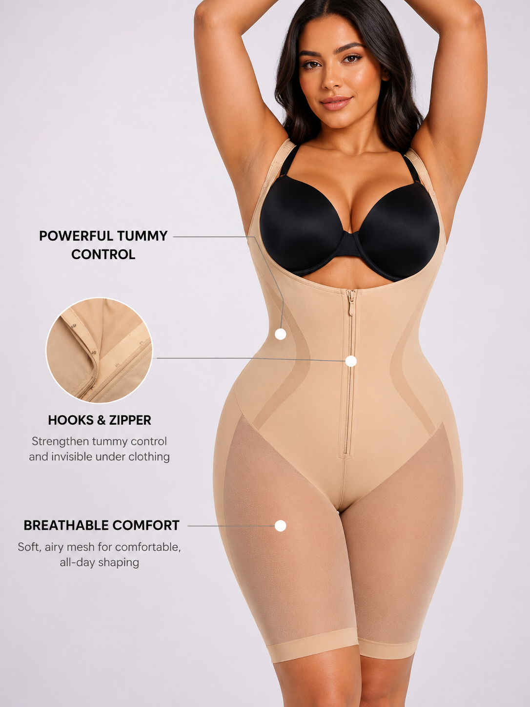CurveShape Apparel™ Sculpt Smoothing Bodysuit