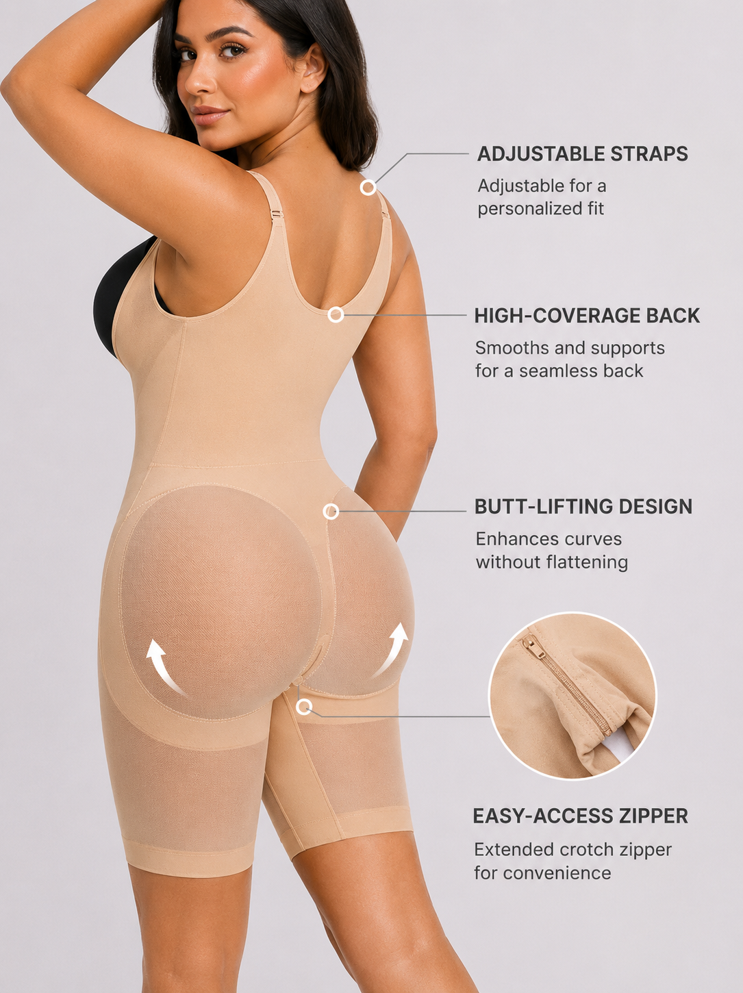 CurveShape Apparel™ Sculpt Smoothing Bodysuit
