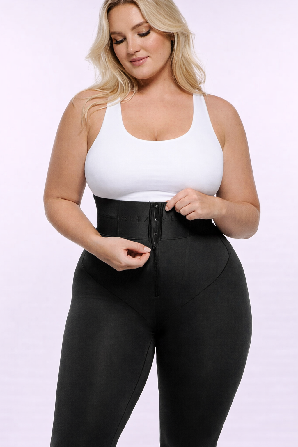 CurveShapeApparel AirSlim High Waisted Full Length Shaping Leggings