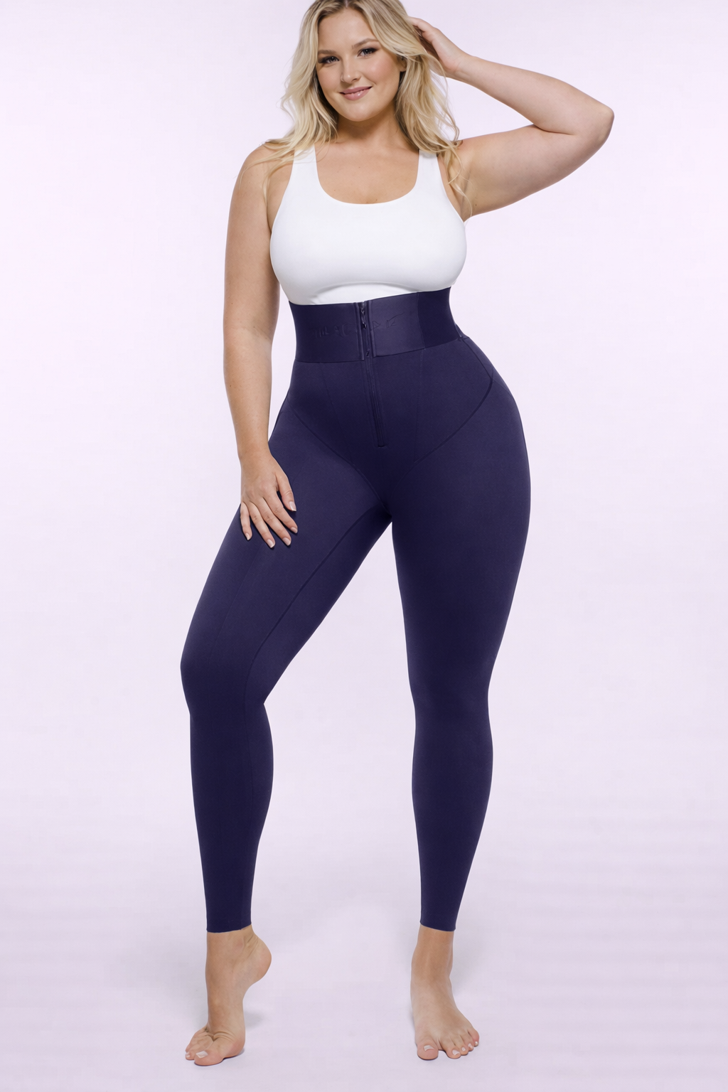 CurveShapeApparel AirSlim High Waisted Full Length Shaping Leggings