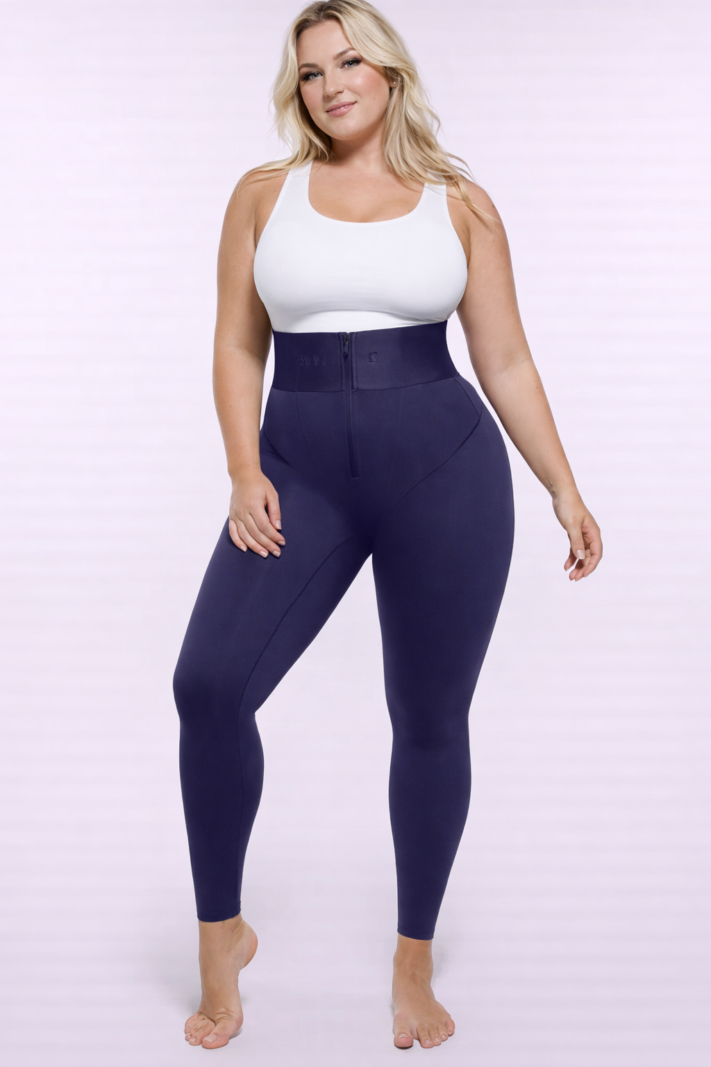 CurveShapeApparel AirSlim High Waisted Full Length Shaping Leggings