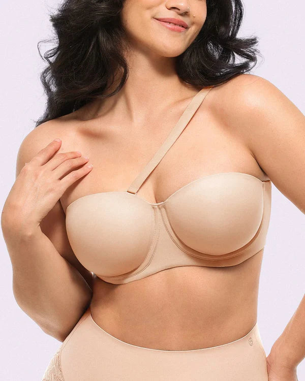 CurveShapeApparel® AirSlim® Strapless Push Up Bra