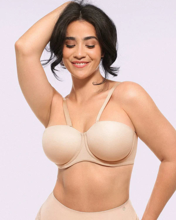 CurveShapeApparel® AirSlim® Strapless Push Up Bra