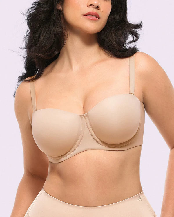 CurveShapeApparel® AirSlim® Strapless Push Up Bra