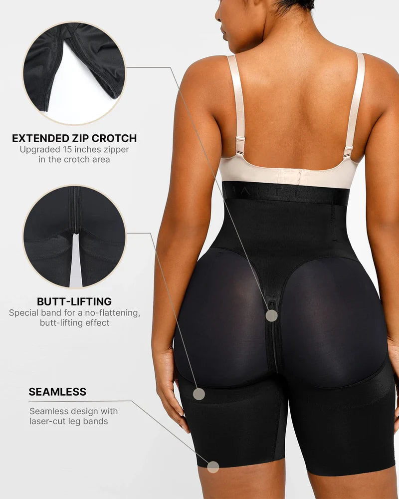 CurveShapeApparel® Airslim™ Butt Lifting High Waist Shaping Shorts