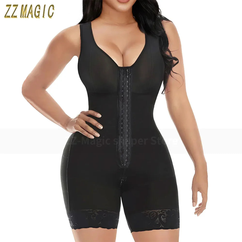 CurveShapeApparel Fajas Colombian Shapewear for Women Post-Surgery BBL Girdle Waist Trainer Full Body Compression Flat Tummy Hourglass Shaper