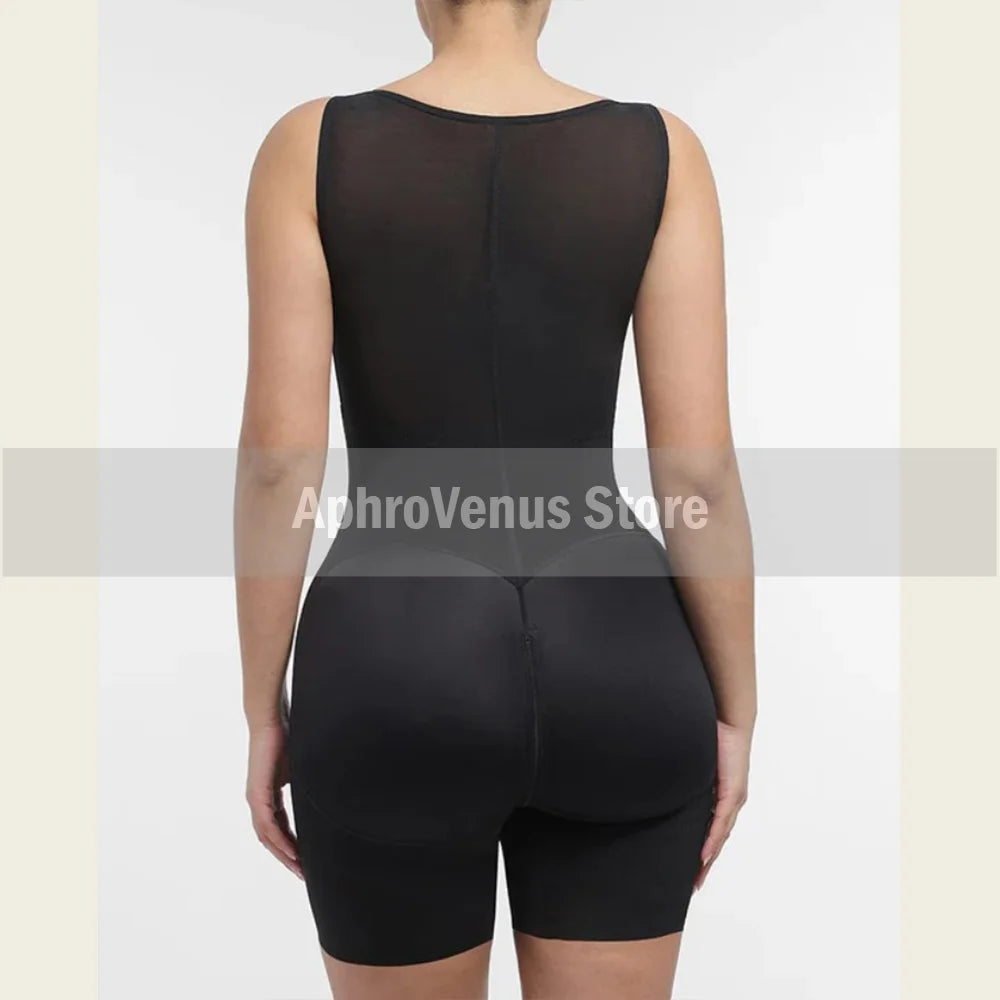 Fajas Colombiana Open-Chest Bodysuits Sculpting Hourglass Girdle Post-Surgical Flat Abdomen Sheath Push Up BBL Body Shaper