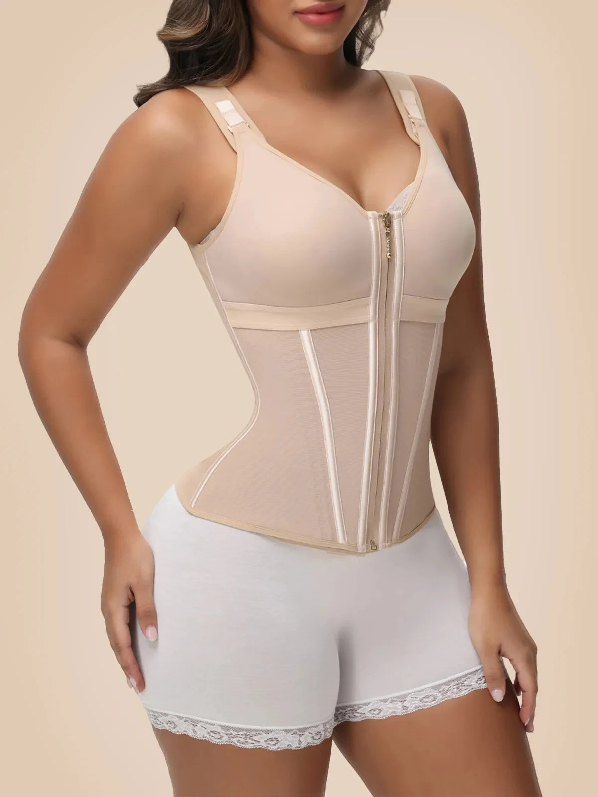 Women Girdles Belt Waist Trainer High Compression Corset Shapewear Double Compression Vest Bra Waist Trainer