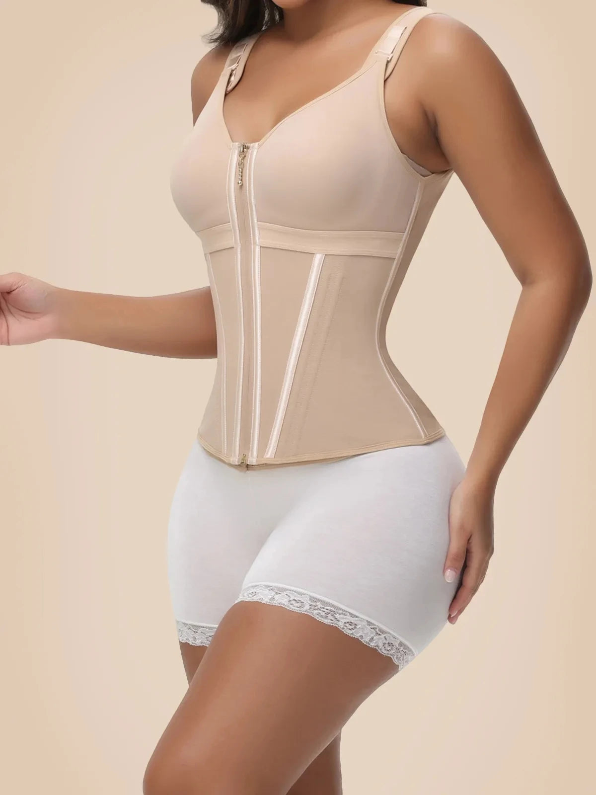 Women Girdles Belt Waist Trainer High Compression Corset Shapewear Double Compression Vest Bra Waist Trainer