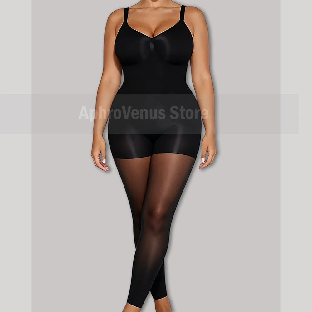 Women's Full Body Shaper High-Waisted Tummy Control Legging Yoga Shapewear with Seamless Design for Waist Compression Garment