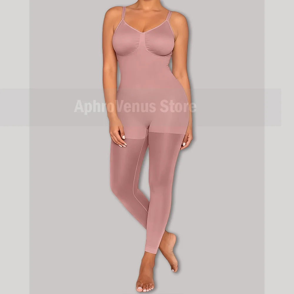 Women's Full Body Shaper High-Waisted Tummy Control Legging Yoga Shapewear with Seamless Design for Waist Compression Garment