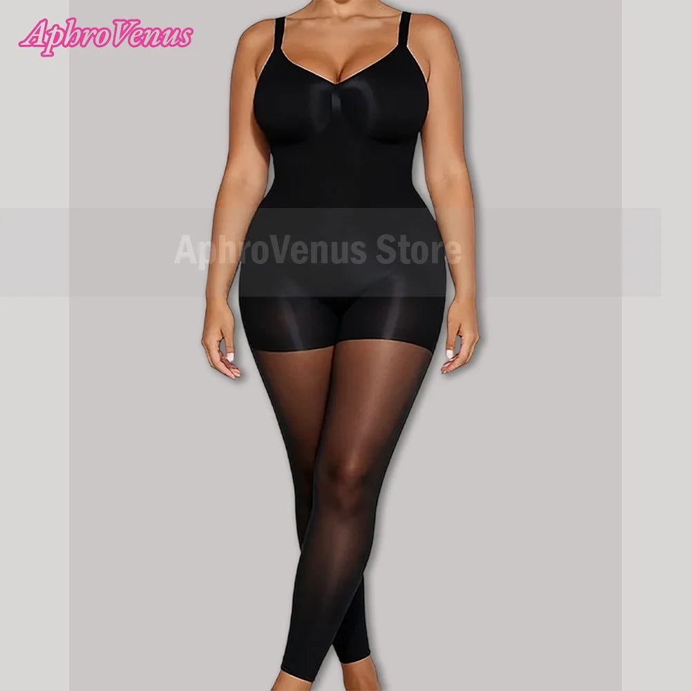 Women's Full Body Shaper High-Waisted Tummy Control Legging Yoga Shapewear with Seamless Design for Waist Compression Garment