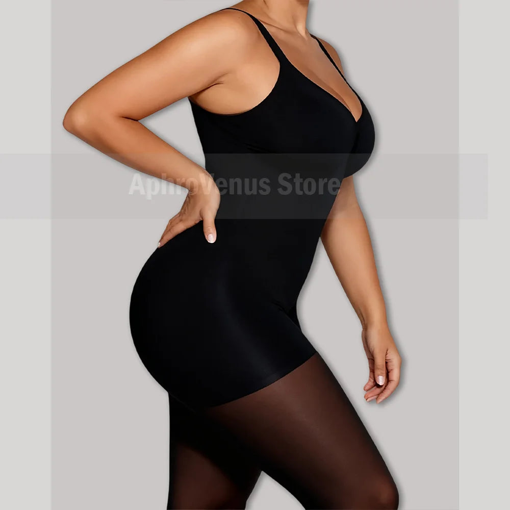 Women's Full Body Shaper High-Waisted Tummy Control Legging Yoga Shapewear with Seamless Design for Waist Compression Garment
