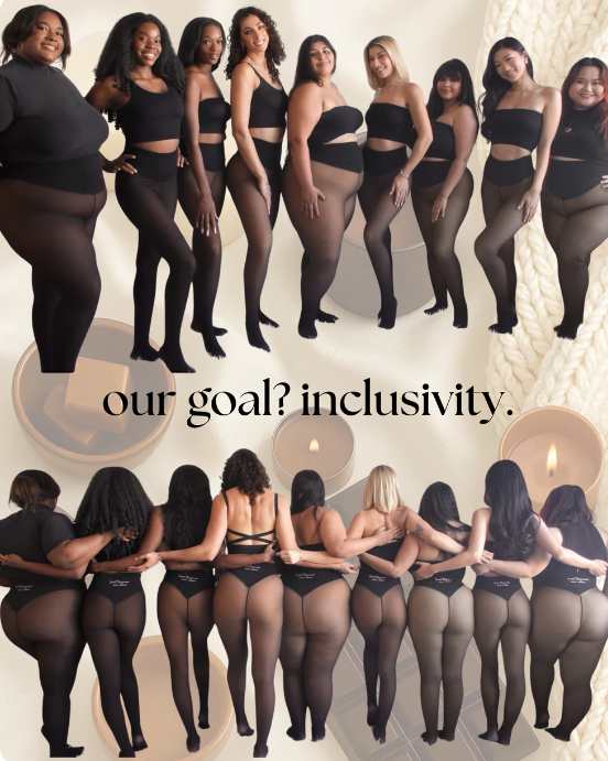 CurveShapeApparel- The Glow Up TikTok Viral Magic Leggings With Compression Band & One Seam