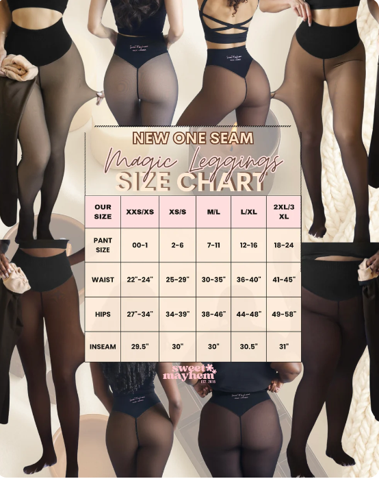 CurveShapeApparel- The Glow Up TikTok Viral Magic Leggings With Compression Band & One Seam