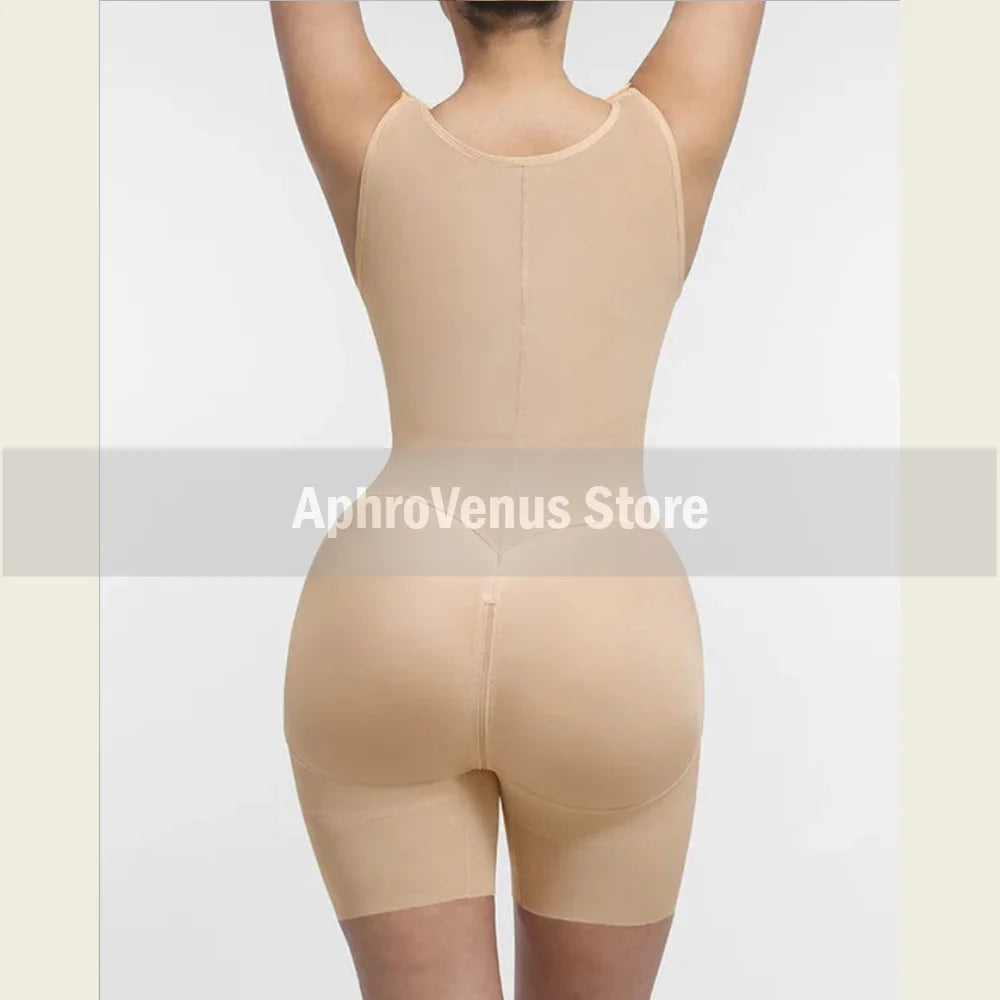 Fajas Colombiana Open-Chest Bodysuits Sculpting Hourglass Girdle Post-Surgical Flat Abdomen Sheath Push Up BBL Body Shaper