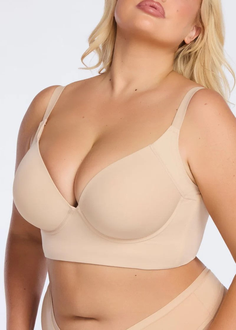 CurveShapeApparel® Back Rolls Smoothing Bra