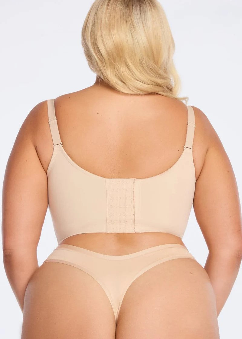 CurveShapeApparel® Back Rolls Smoothing Bra