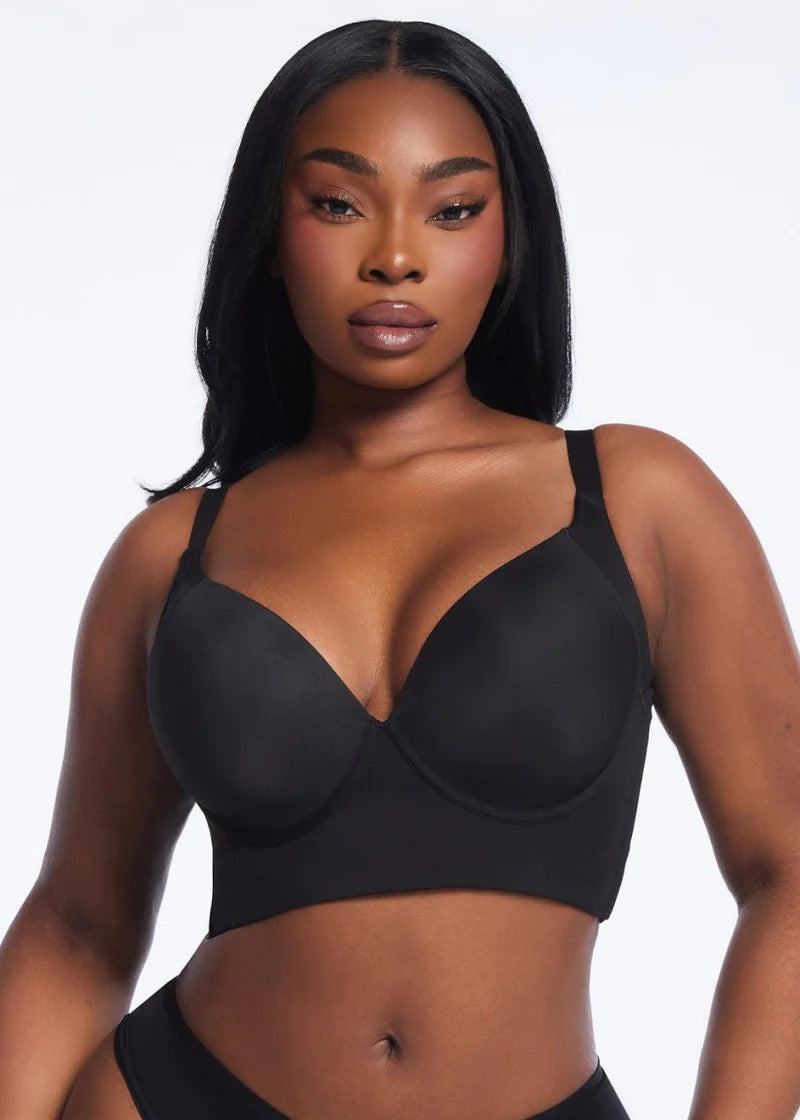 CurveShapeApparel® Back Rolls Smoothing Bra