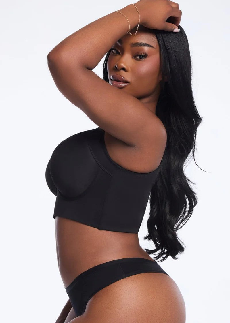CurveShapeApparel® Back Rolls Smoothing Bra
