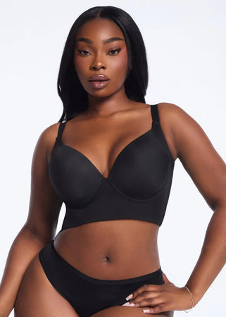 CurveShapeApparel® Back Rolls Smoothing Bra