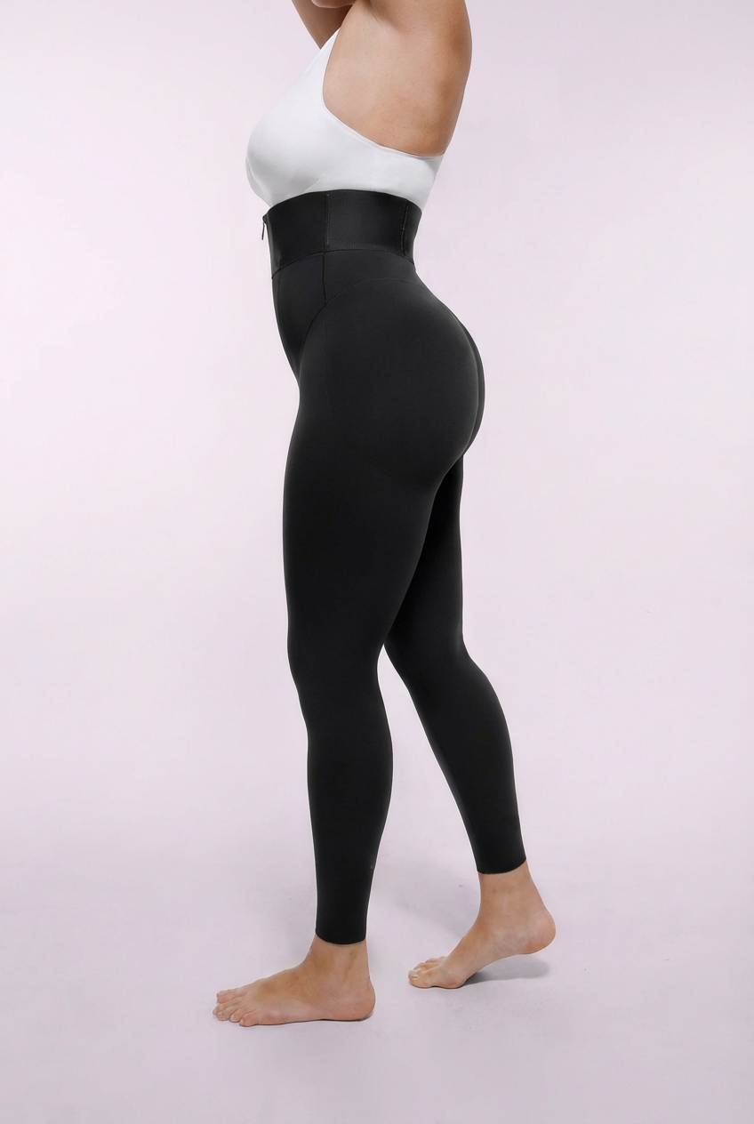 CurveShapeApparel AirSlim High Waisted Full Length Shaping Leggings